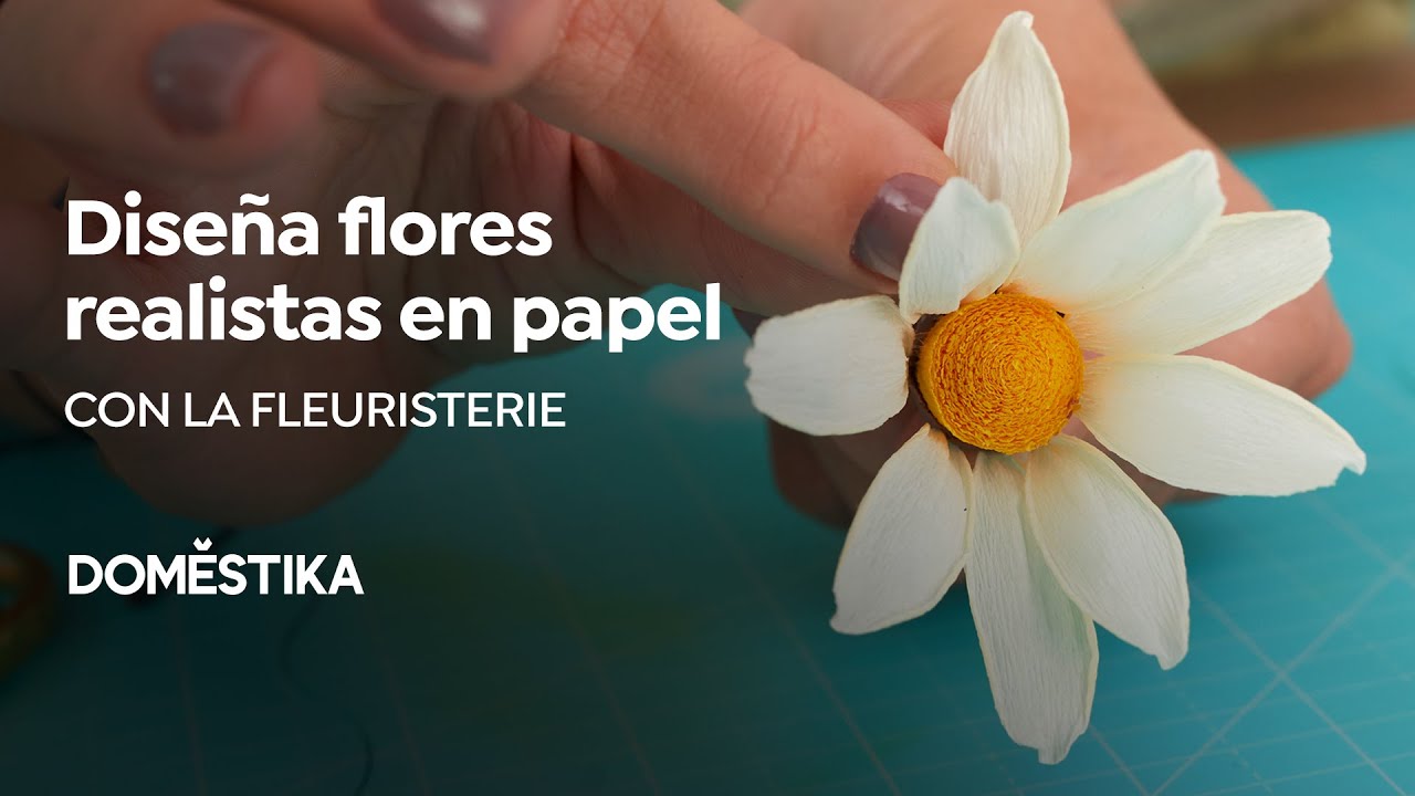 CURSO ONLINE Diseño de flores realistas en papel de La Fleuristerie