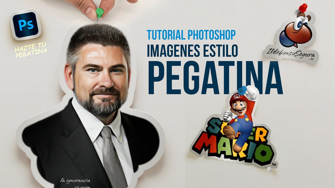 Dale un estilo de pegatina (sticker) a tus fotos e ilustraciones con Photoshop