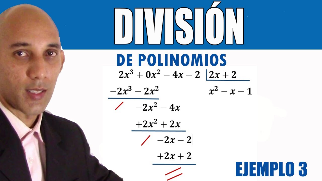 División de Polinomios - Polinomio incompleto - Ejemplo 3