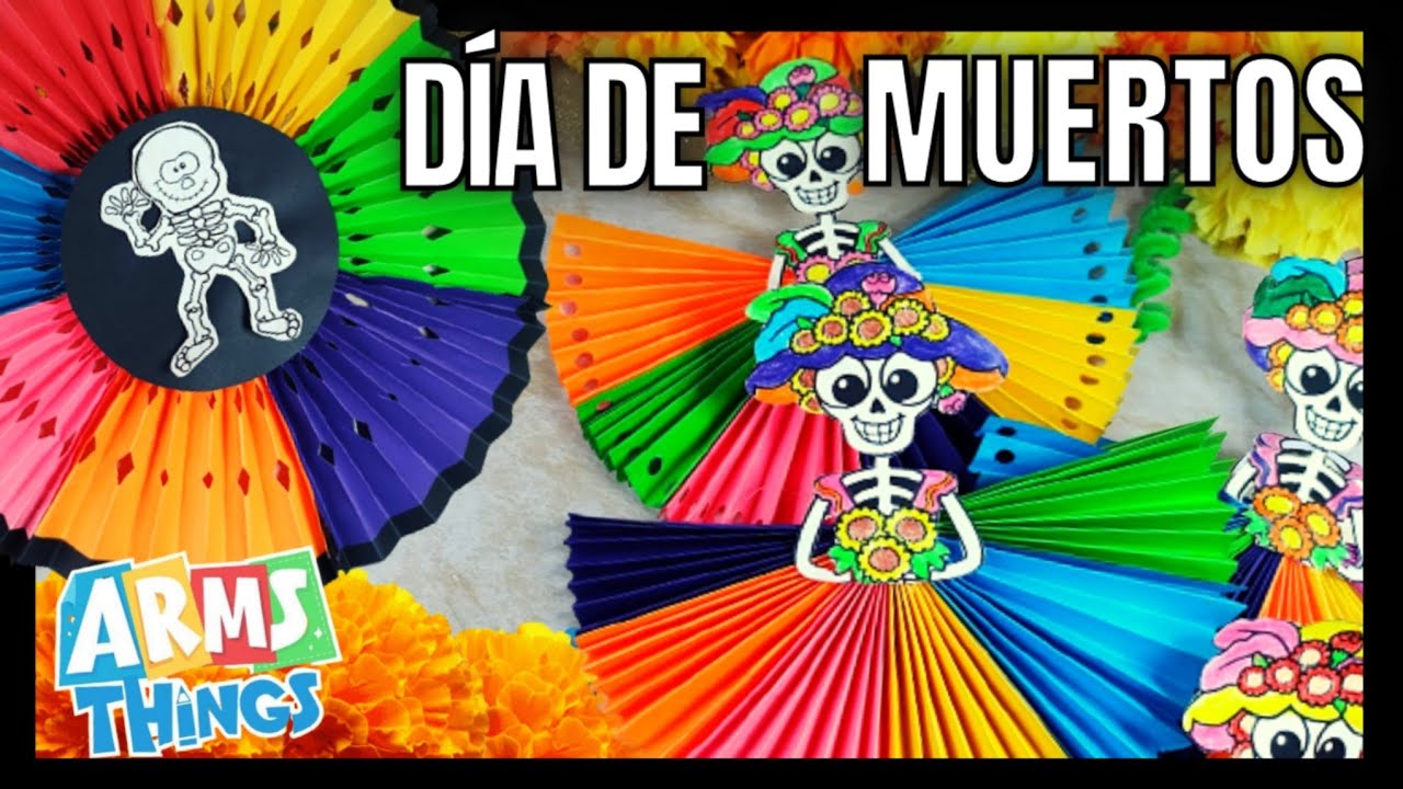 DIY: DIA DE MUERTOS Guirnaldas y Rosetones/ Manualidades día de muertos/ Decoraciones día de muertos