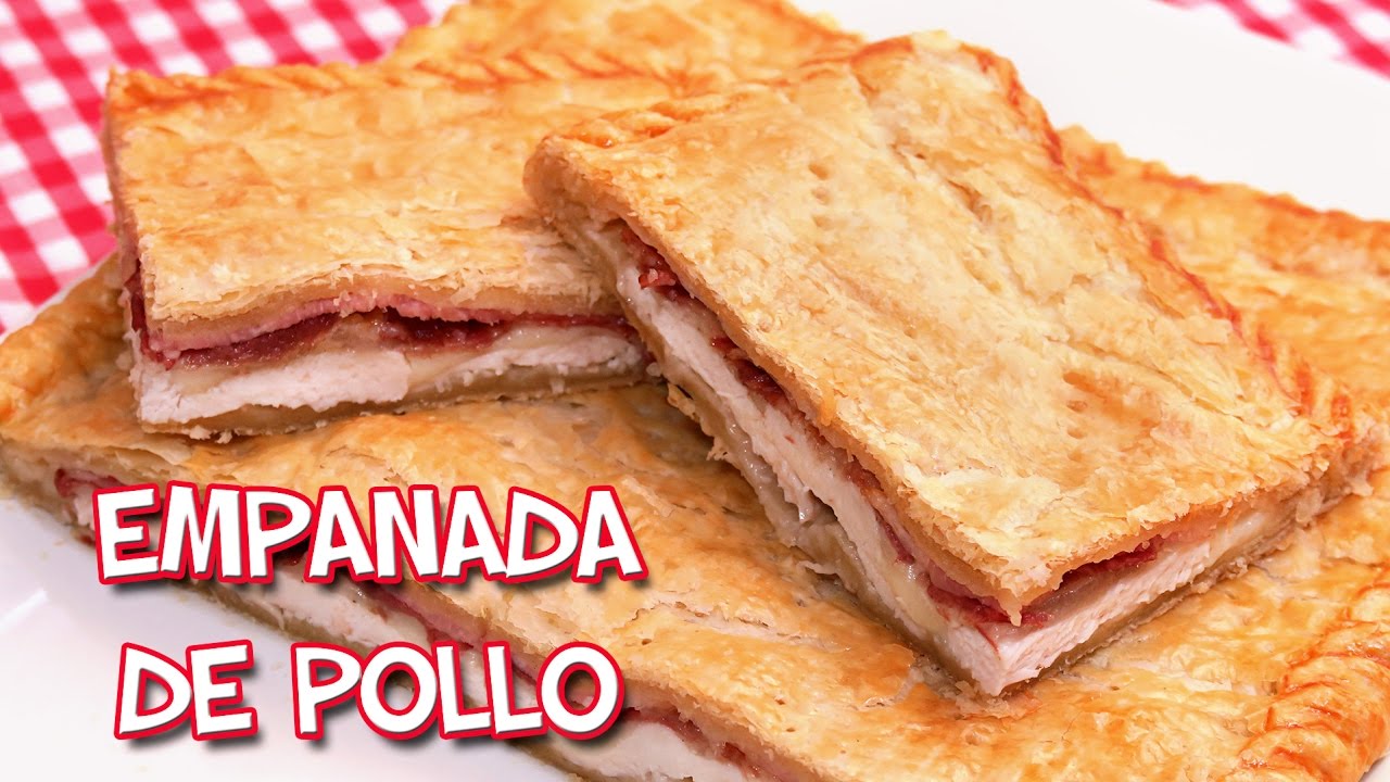 Empanada de Pollo Jamón Bacon y Queso | Receta muy Fácil y Rápida!