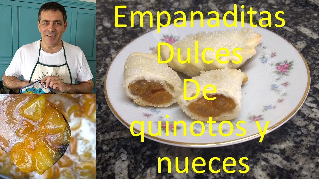 Empanaditas dulces de quinotos y nueces