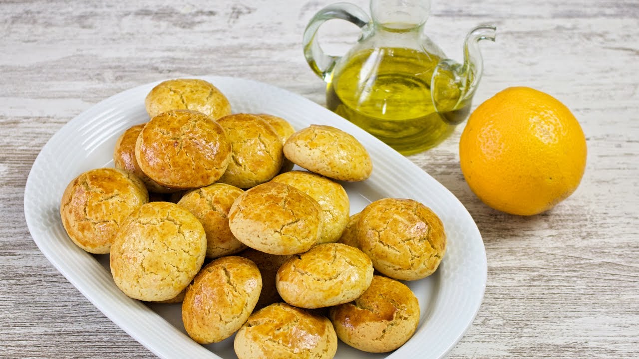 ¡En minutos! No comprarás más galletas. Con 1 naranja y aceite de oliva #galletasdenaranja