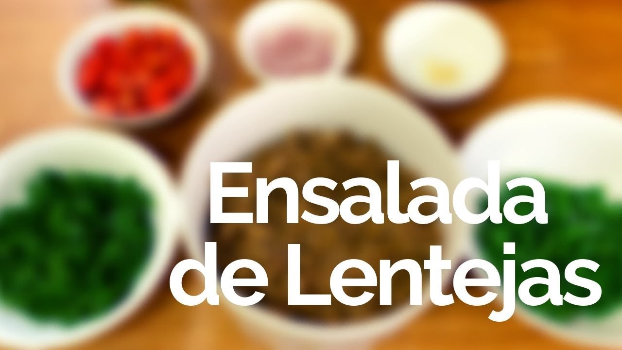 Ensalada De Lentejas - Receta Vegana