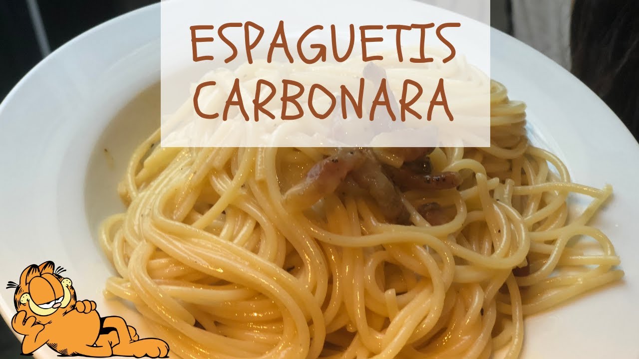 Espaguetis a la Carbonara sin Nata 🤤 ¡RECETA ITALIANA!