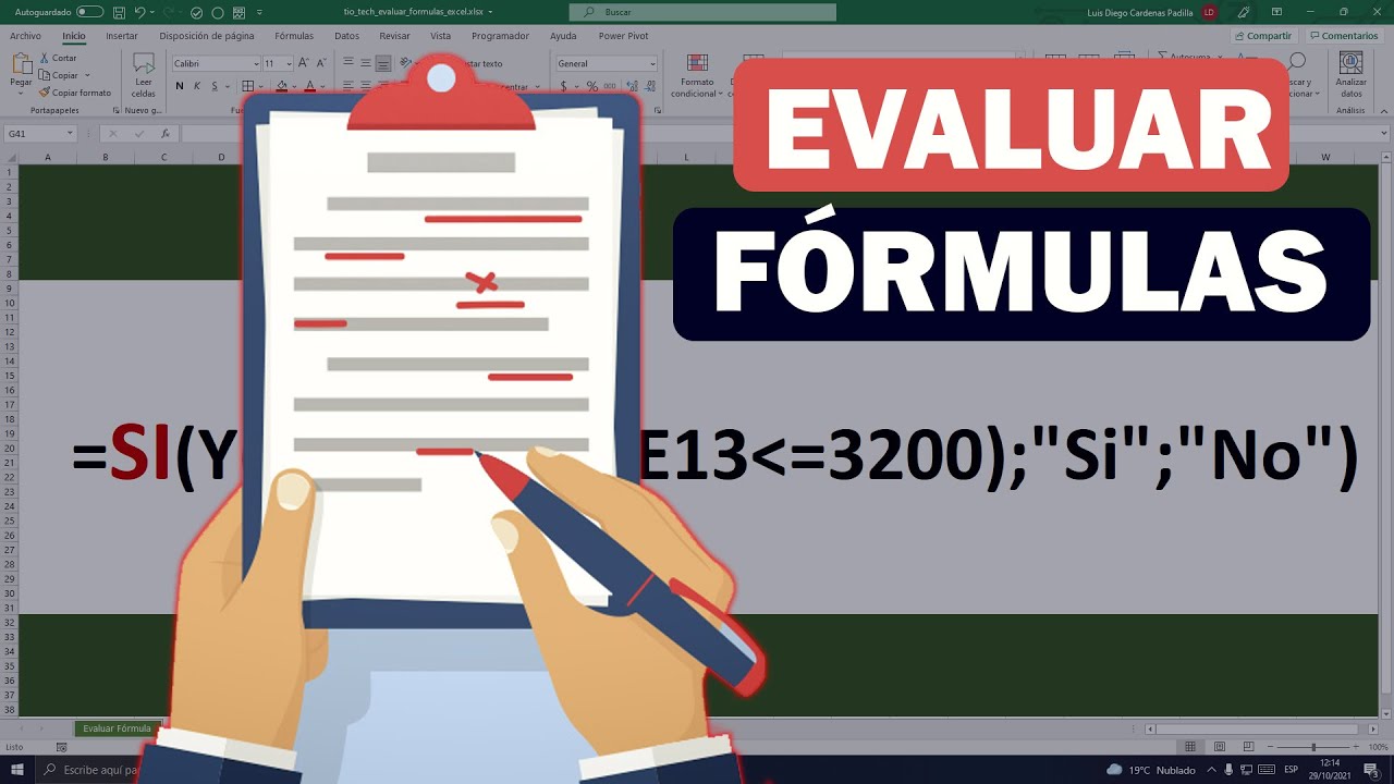 Evaluar Fórmulas en Excel