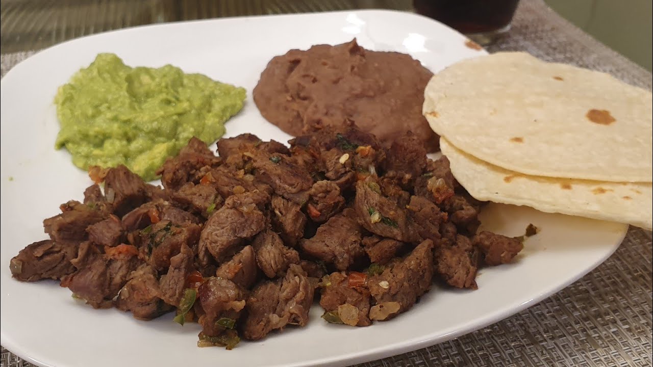 FAJITA GUISADA A LA MEXICANA, muy pocos ingredientes y fácil de hacer!!! Video #202