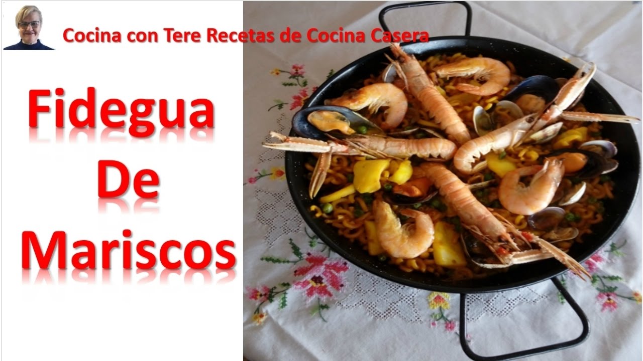 fidegua de Mariscos, Cocina con Tere Recetas de cocina casera,