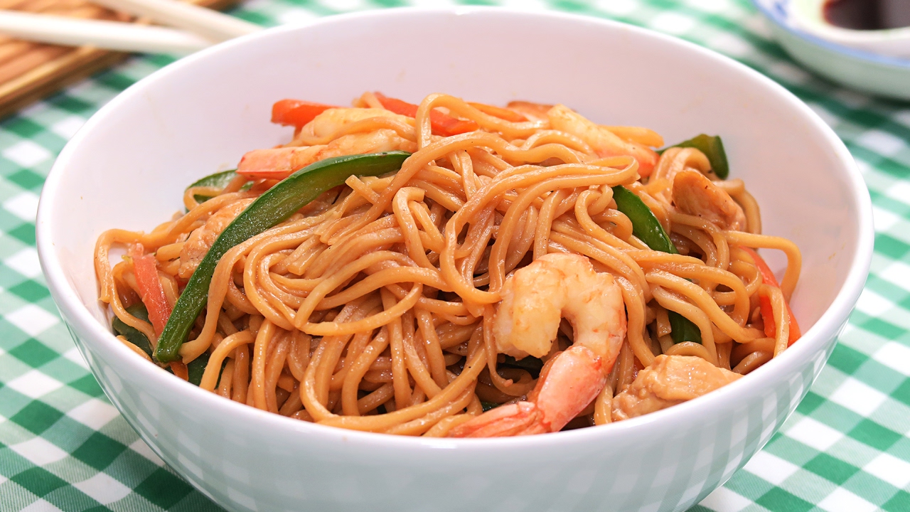 Fideos Fritos Chinos 3 Delicias | Chow Mein | Comida China