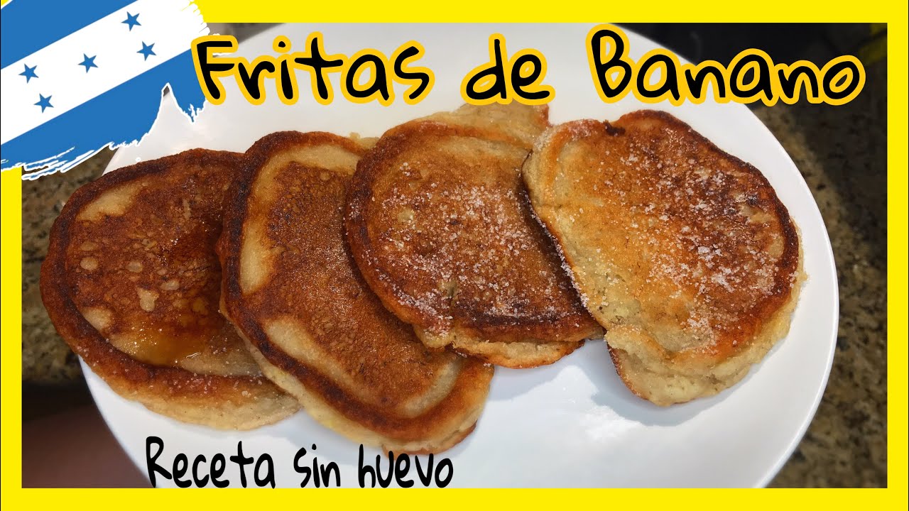 Fritas de Guineo Maduro Receta Hondureña 🇭🇳 | Como Hacer FRITAS de BANANO | Banana Fritters