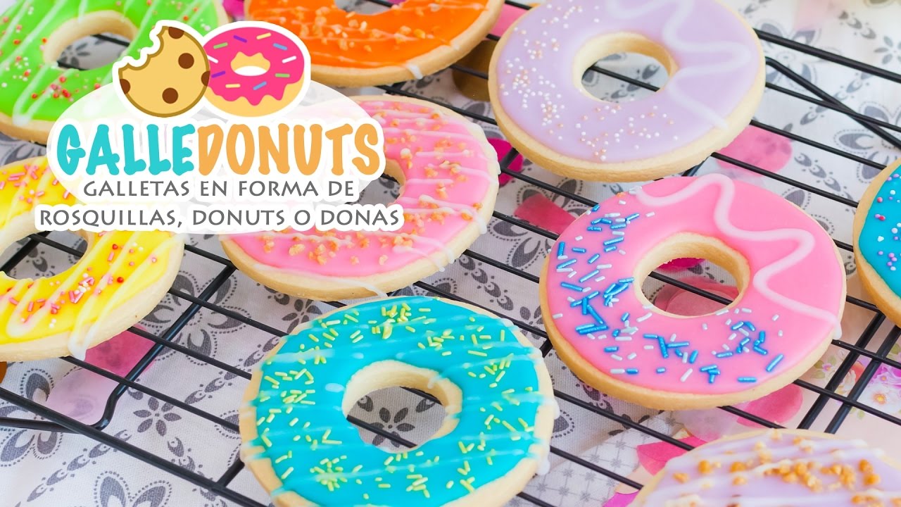 GALLEDONUTS | Galletas en forma de rosquillas, donuts o donas | Quiero Cupcakes!