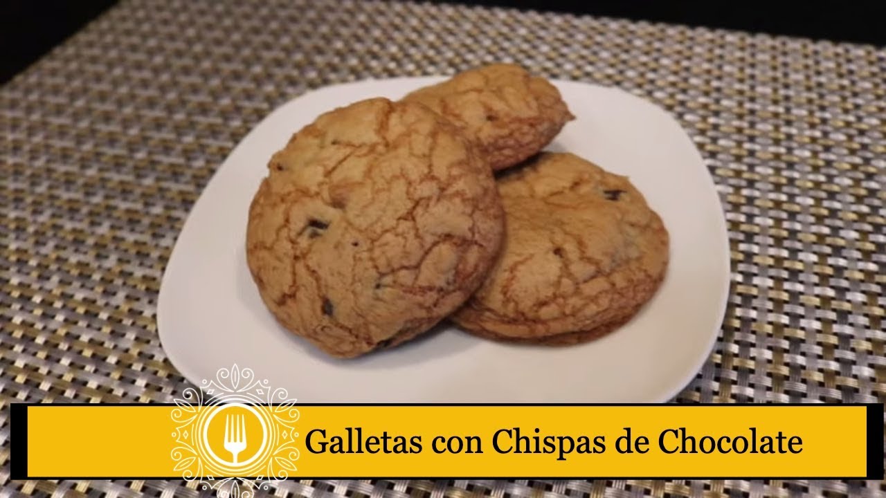 Galletas con Chispas de Chocolate / Receta Casera