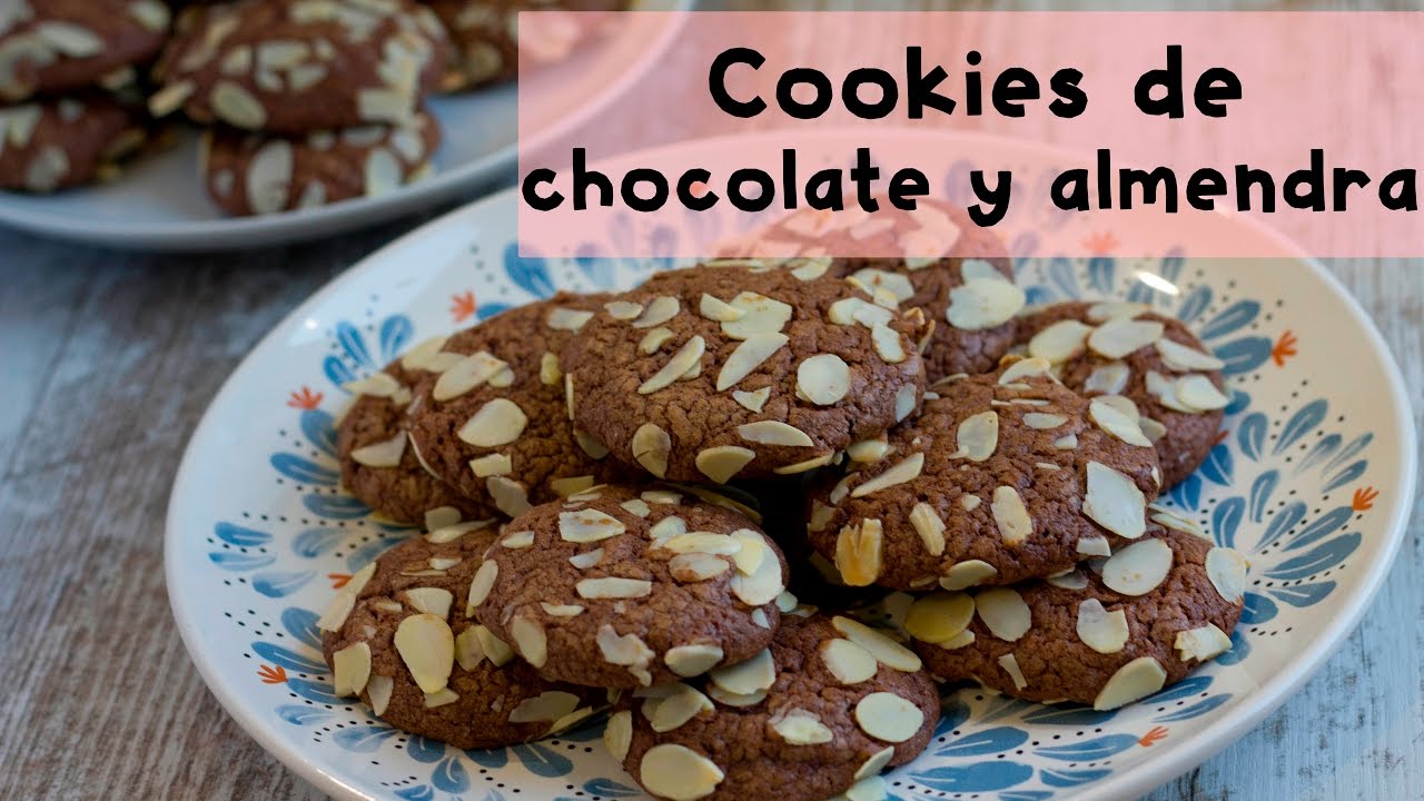 Galletas / Cookies de chocolate y almendras