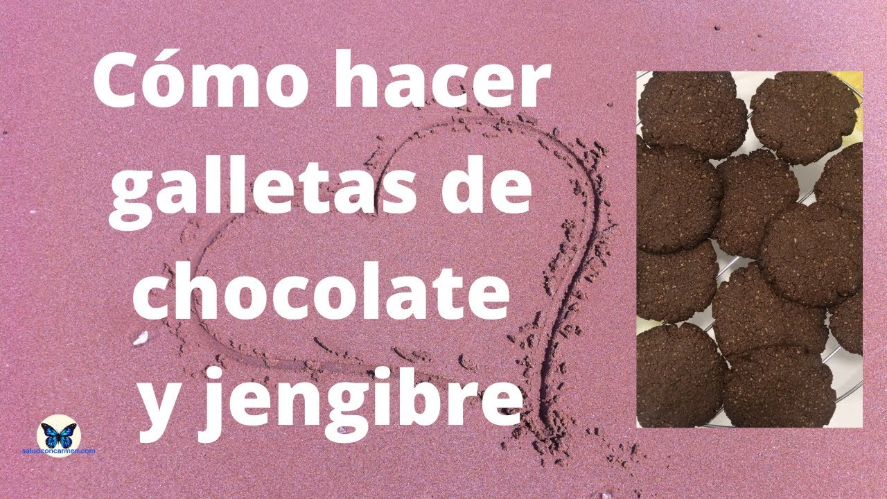 GALLETAS de chocolate-jengibre || Recetas de cocina