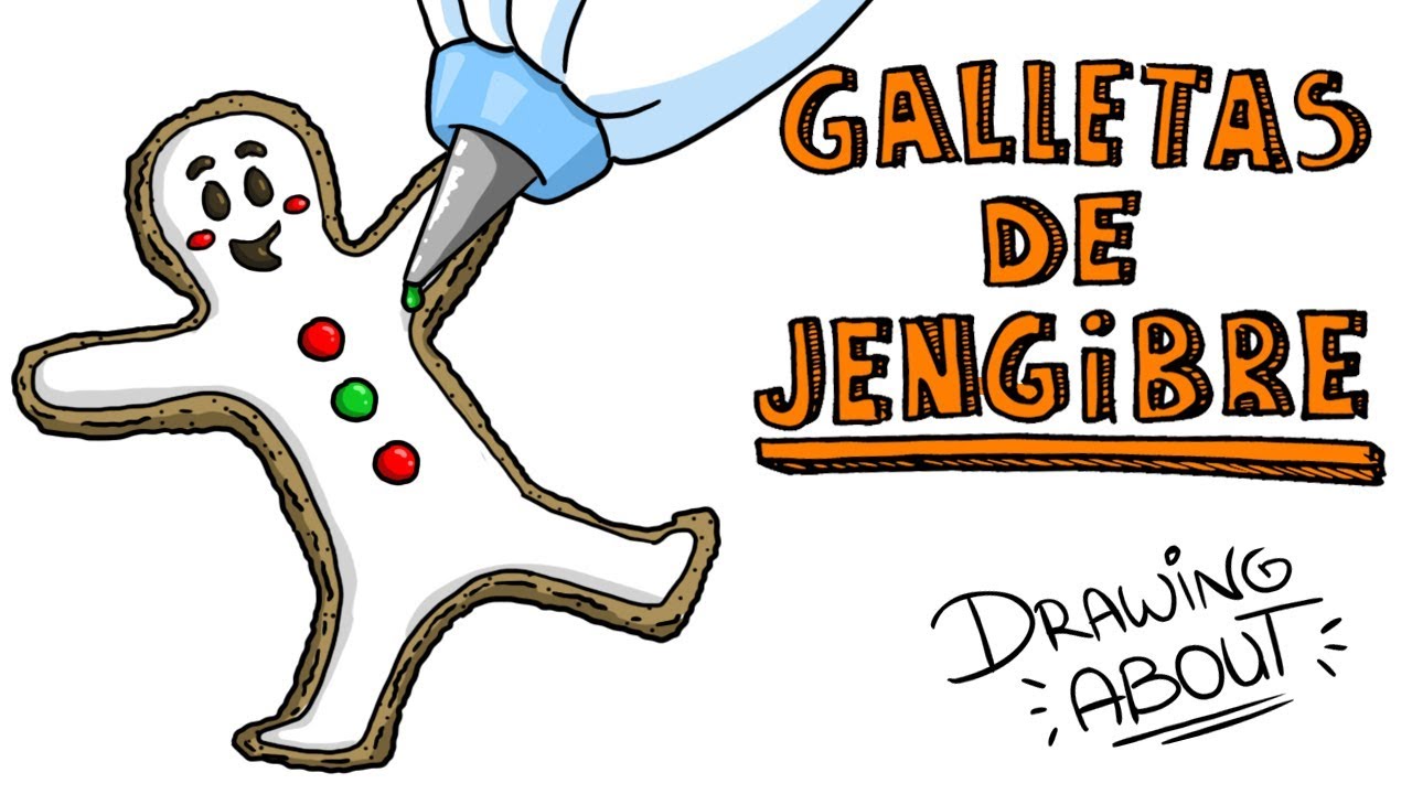 GALLETAS DE JENGIBRE | Draw My Life (Hacemos galletas navideñas)