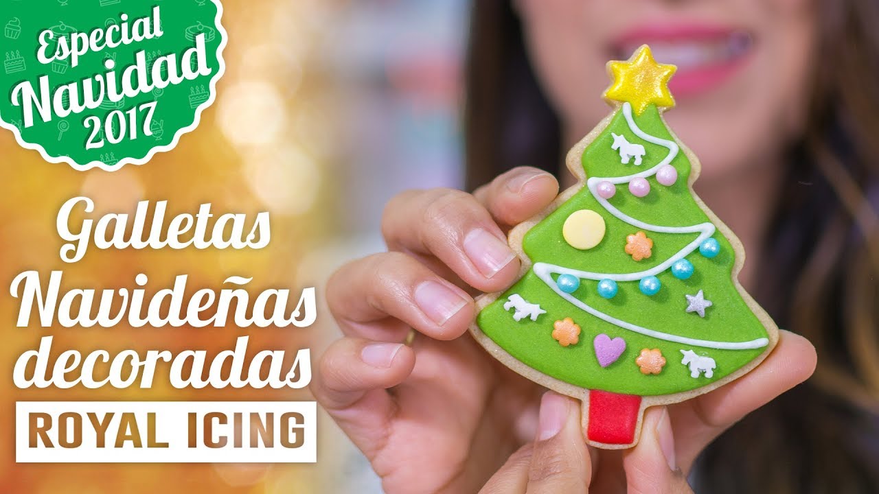GALLETAS NAVIDEÑAS DECORADAS CON ROYAL ICING O GLASA REAL | ESPECIAL NAVIDAD | Quiero Cupcakes!