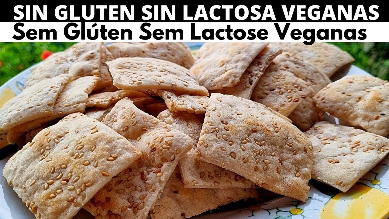 GALLETAS SALADAS SIN GLUTEN VEGANAS CON PREMEZCLA SIN TACC SIN LACTOSA SIN HUEVO Receta fácil