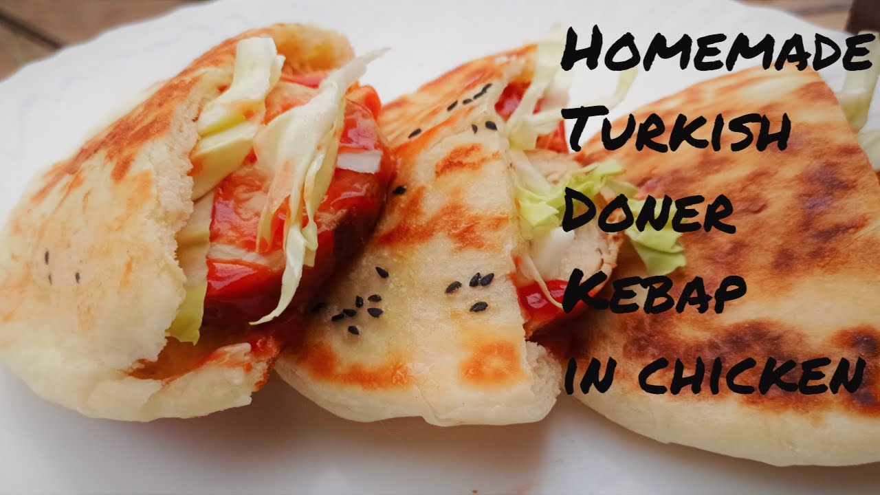 How To Make Turkish Street Style Doner Kebab/chicken doner kebap