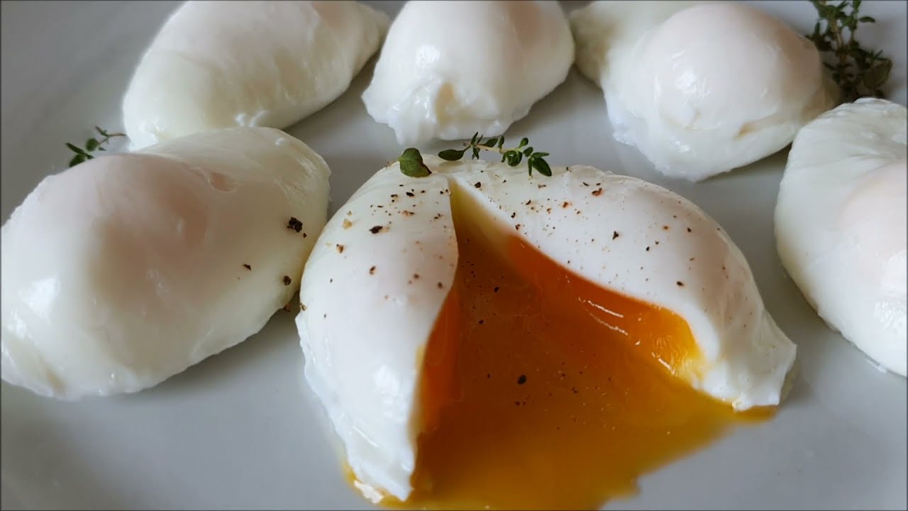 HUEVOS ESCFECHADOS: cómo hacer 6 huevos escalfados al mismo tiempo (fácil y perfecto siempre