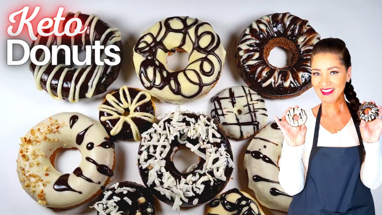 Keto Donuts | 1g Net Carb | Oven \u0026 Machine Method | Sugar/Gluten-Free