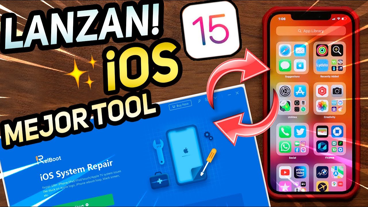 LANZAN⚡ Nuevo iOS 15 con MEJORAS! / RESTAURA y HAZ Downgrade sin iTUNES en iPHONE!