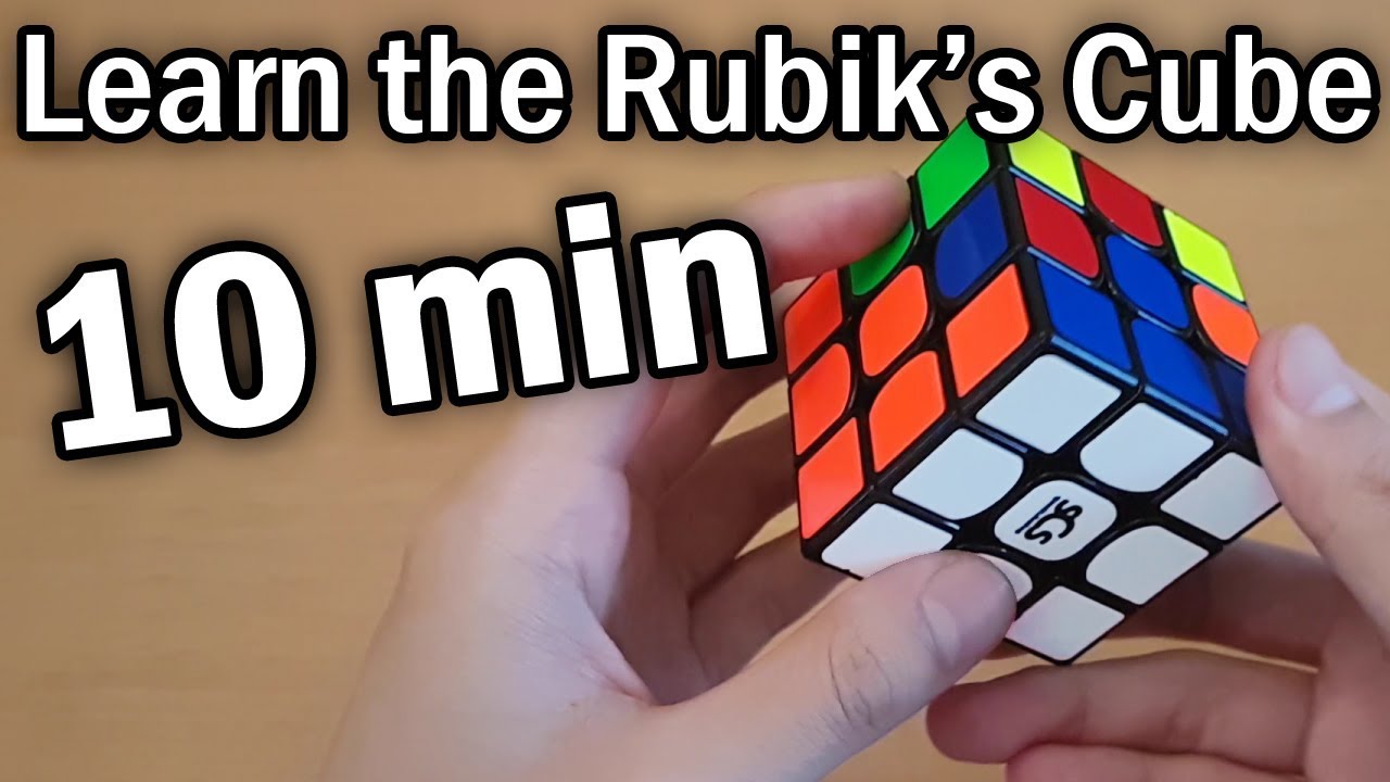 Lerne in 10 Minuten den Rubik's cube zu lösen (für Beginner)