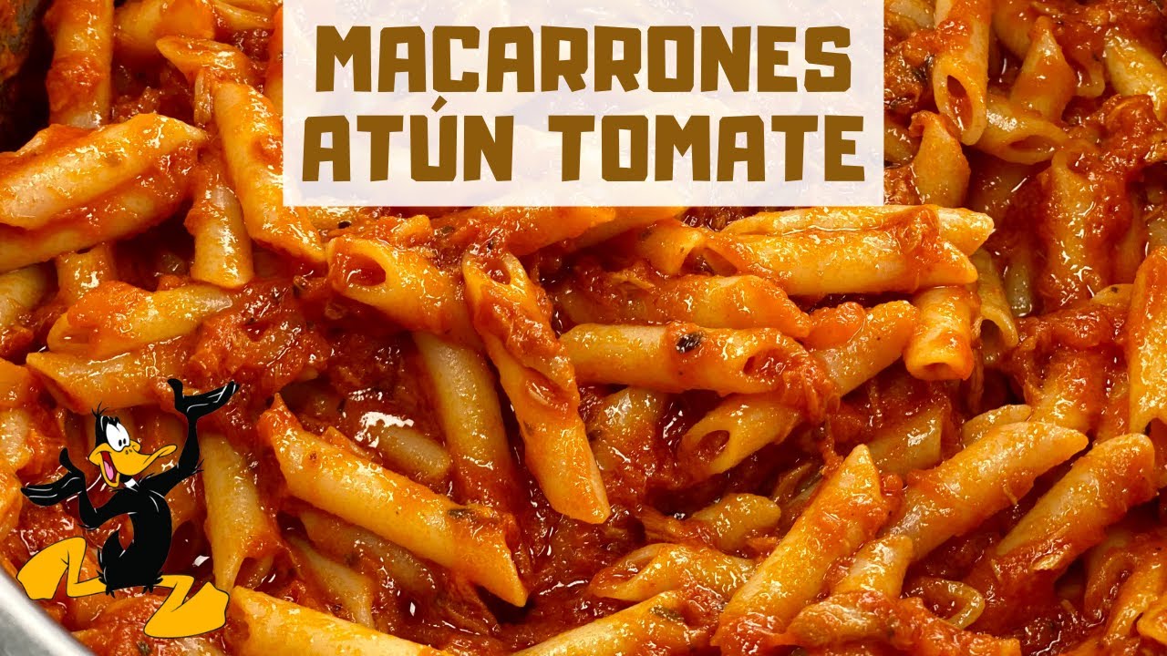 Macarrones con Atún y Tomate 🍅 ¡RECETA ECONÓMICA!