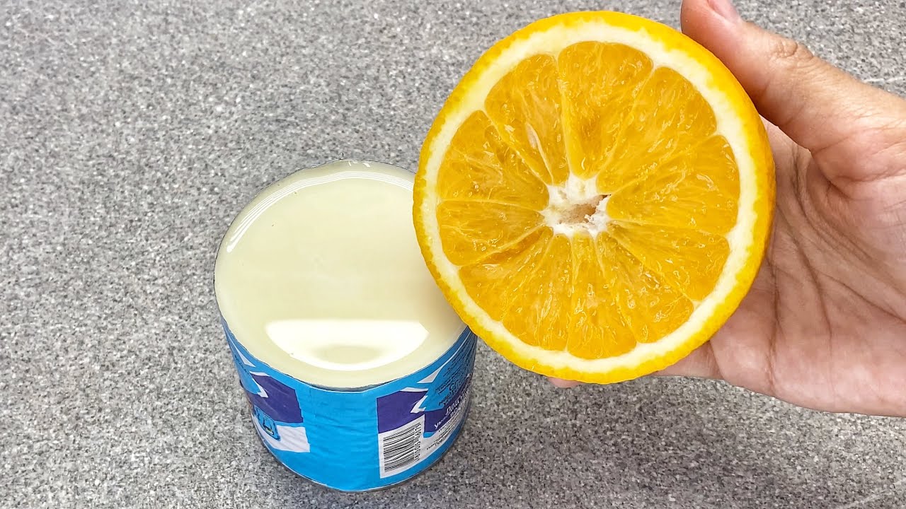 ¡Mezcla leche condensada con naranja para un postre súper delicioso!