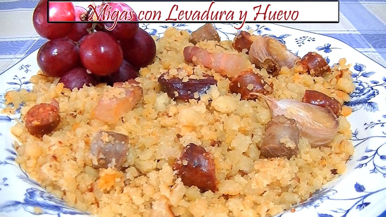 Migas con Levadura y Huevo | Receta de Cocina en Familia