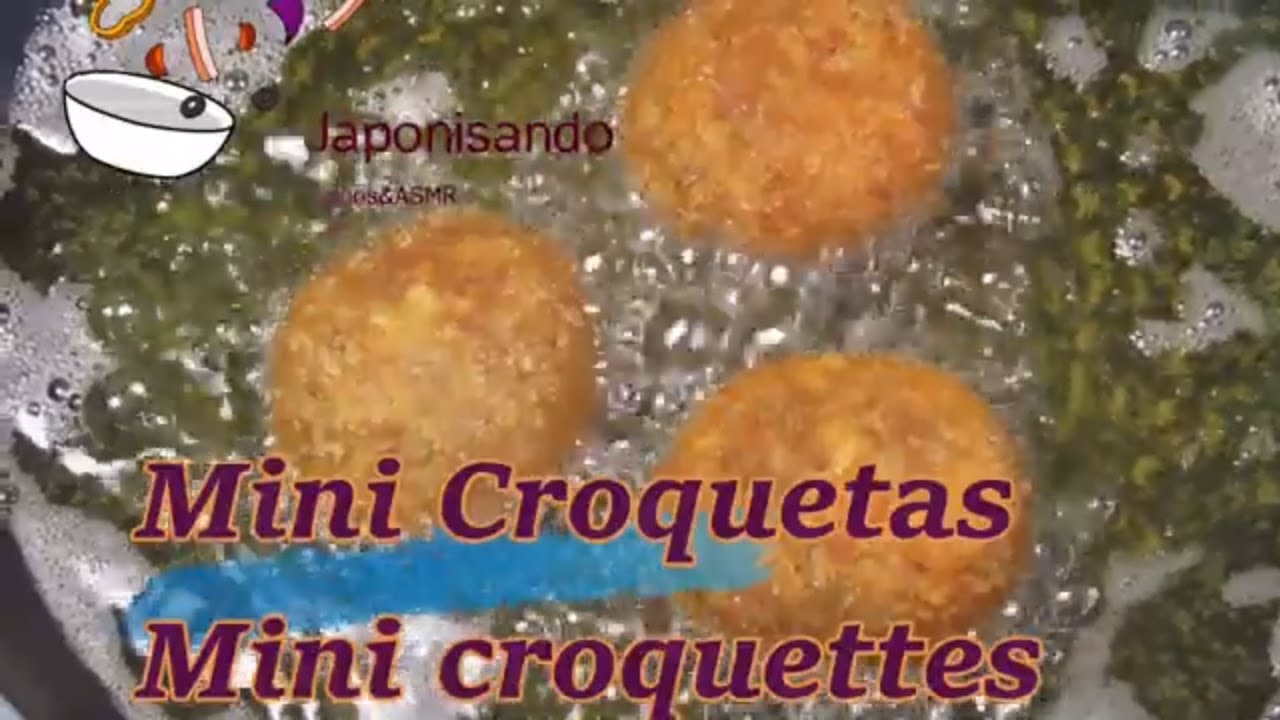 Mini croquetas de carne/Mini meat croquettes/MINI CROQUETAS/MINI CROQUETTES