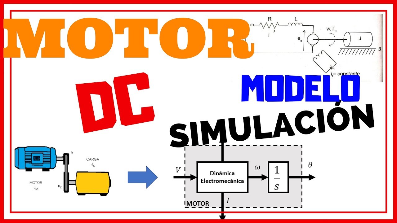 Modelo Matemático MOTOR DC ⭐️ Explicación y SIMULINK [Parte 1]