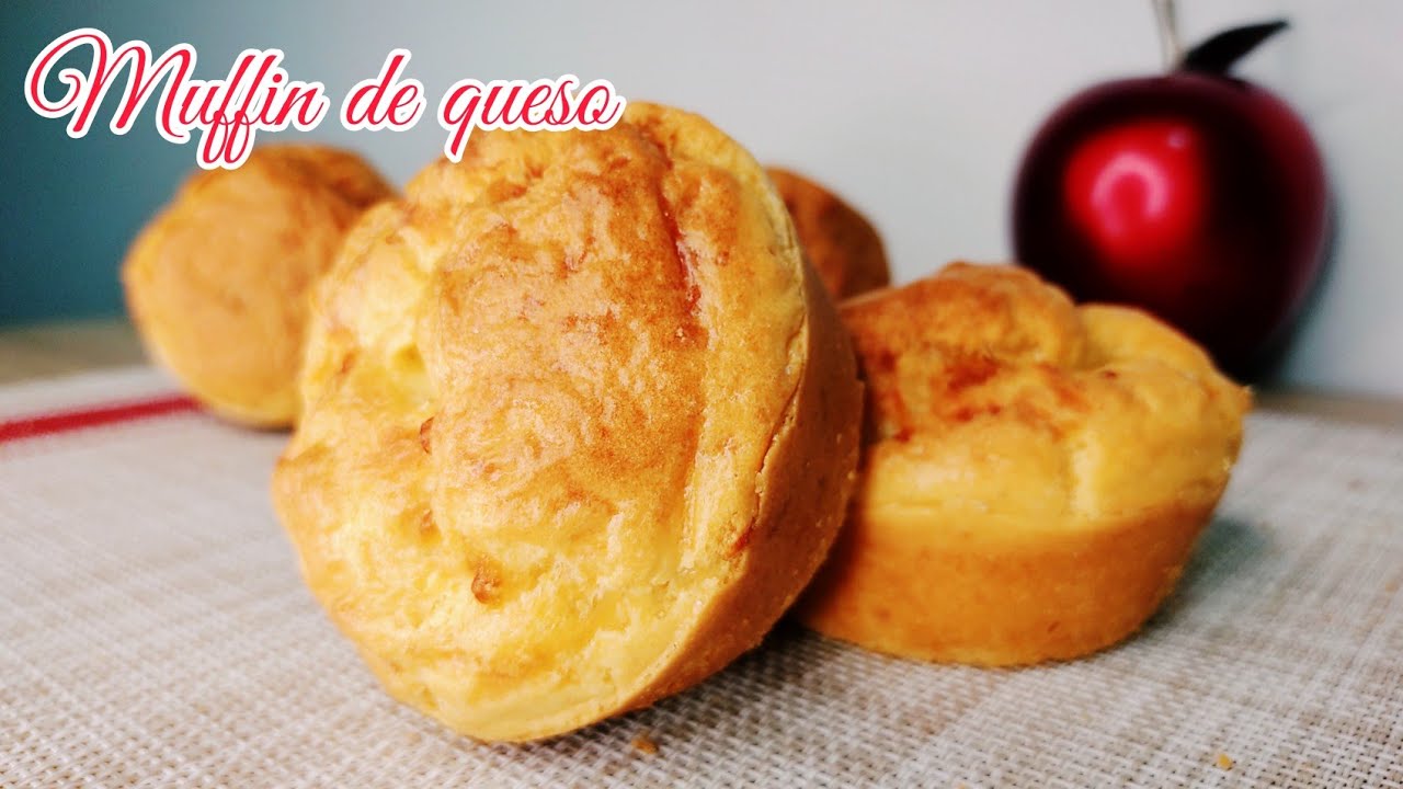 muffin de queso muy fácil, saludable y delicioso/lo puedes hacer en tu horno tostador o eléctrico.
