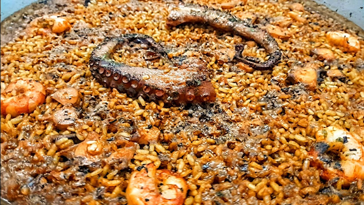 🥘PAELLA de PULPO y GAMBAS | PAELLA RECIPE | el paeller | el mejor arroz para paella