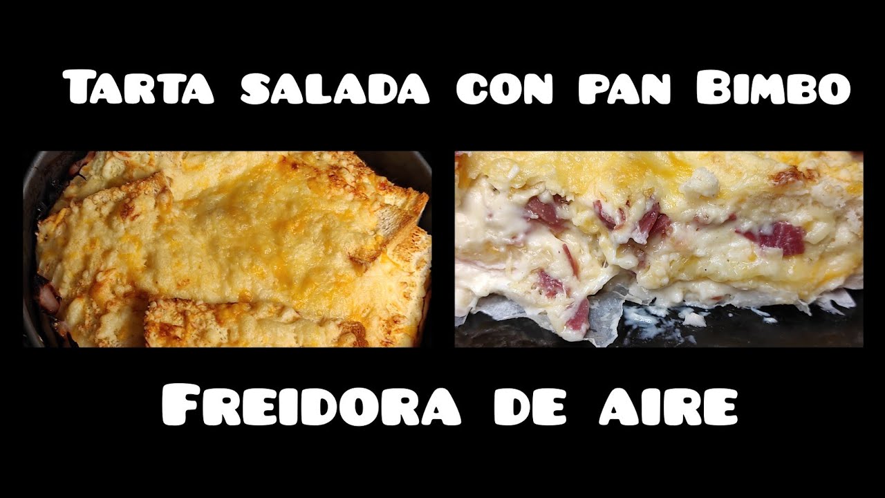 Pastel de JAMÓN Y QUESO 😋 en la freidora de aire. Airfryer.