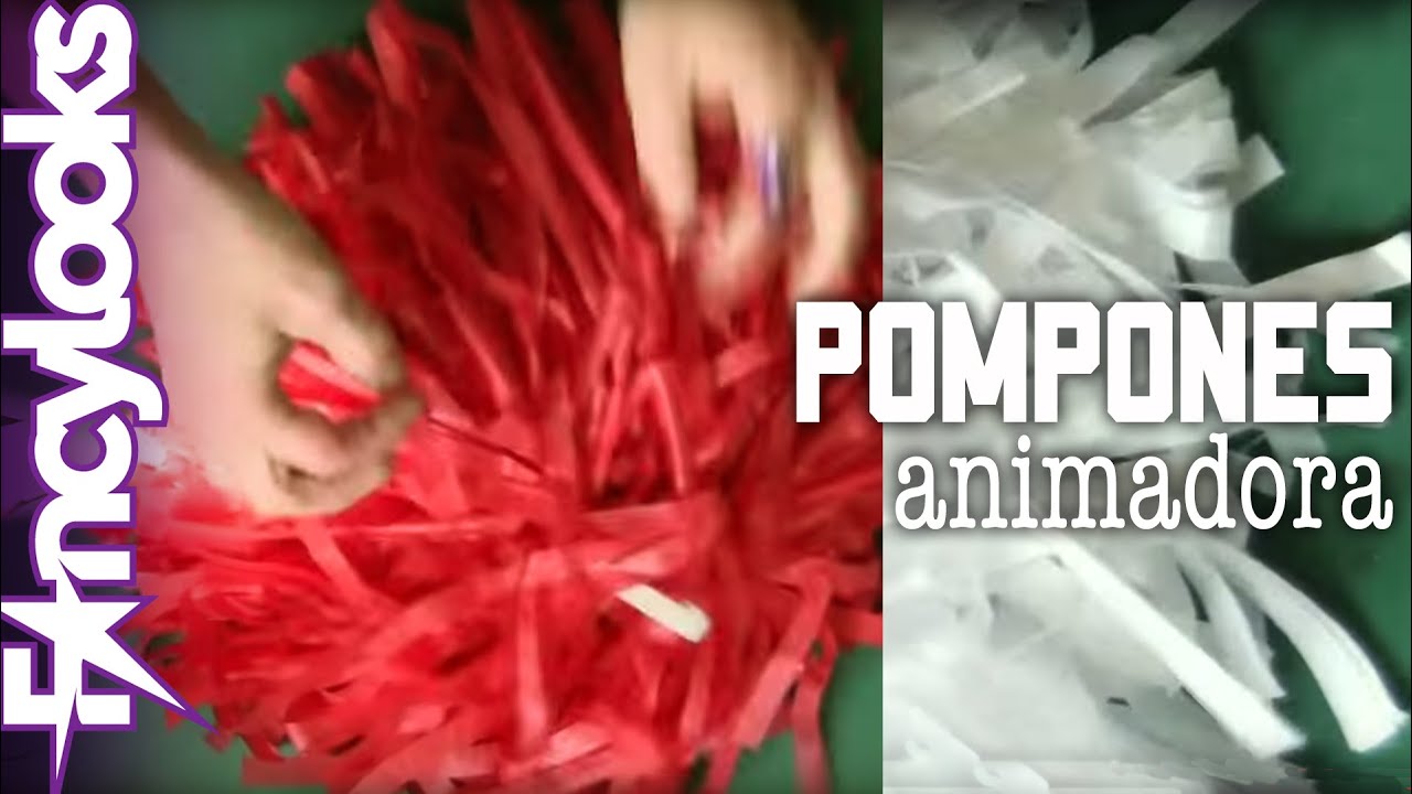 Pompones animadora DIY: Disfraz Grease, Cheerleader