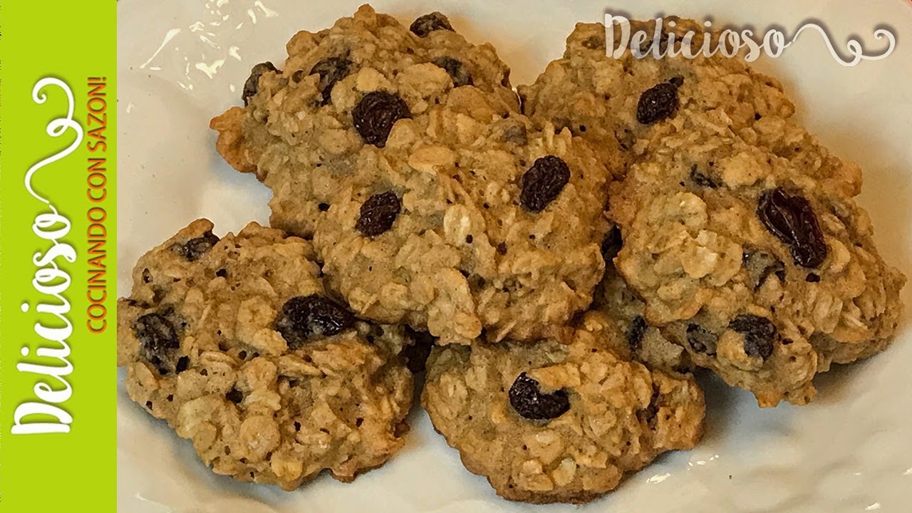 Ricas y Saludables Galletas de Avena con Pasas /Oatmeal Raisin Cookies