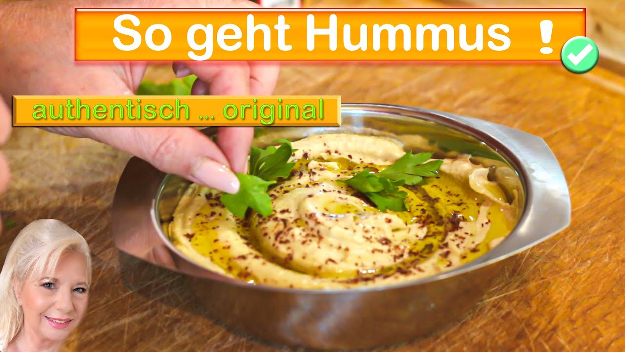 So geht authentisches Hummus✔ So lecker, samtig und cremig hast Du Hummus noch nie gegessen😋