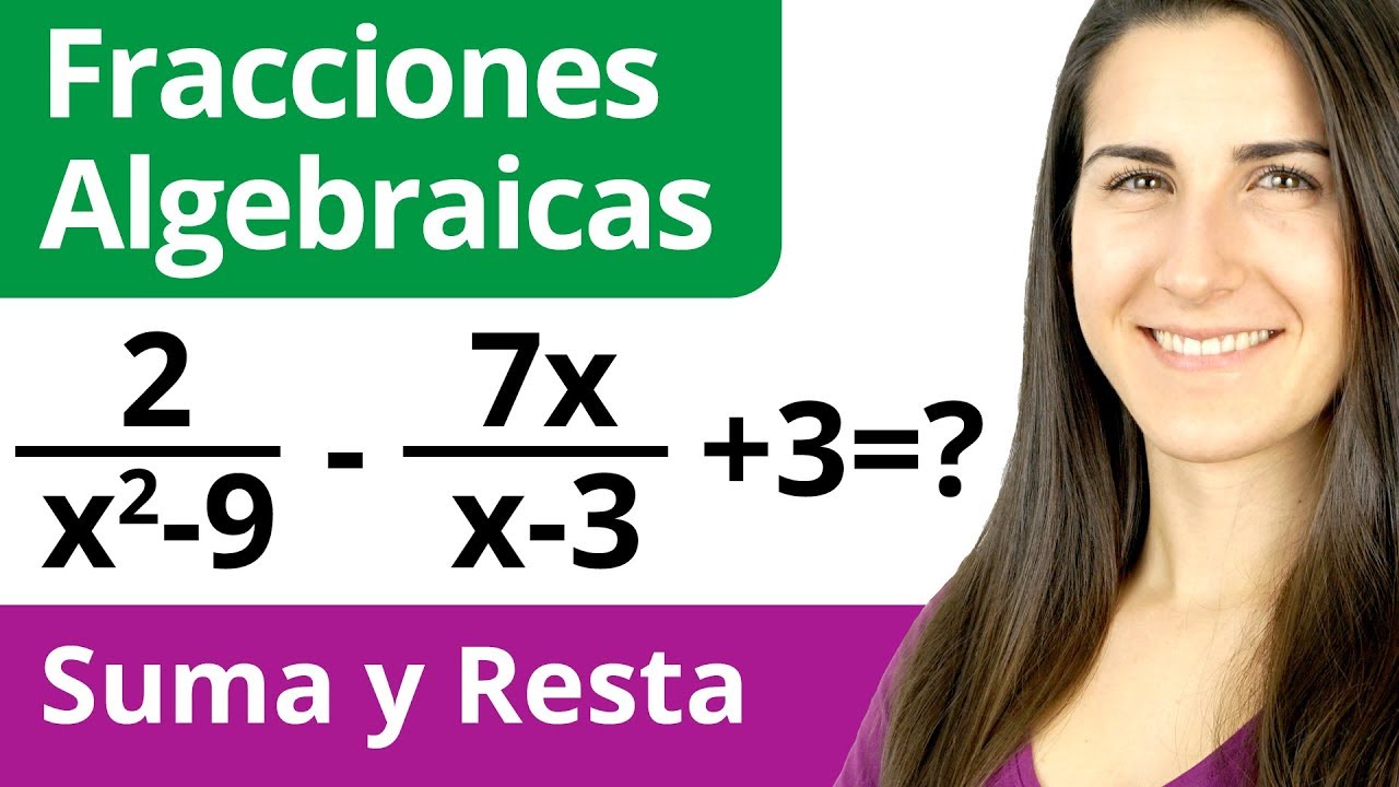SUMA y RESTA de FRACCIONES Algebraicas 🍕