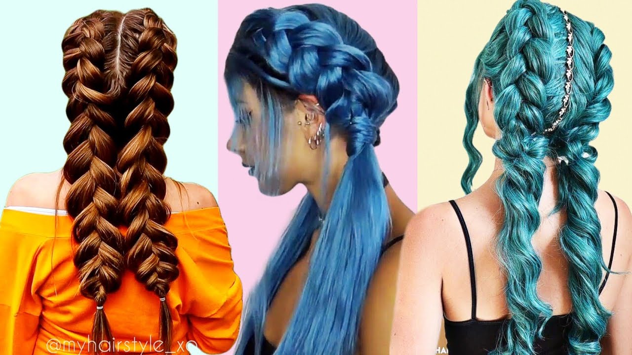 TRENZAS DE MODA PARA HACER TU MISMA chicas fashions 【 2025