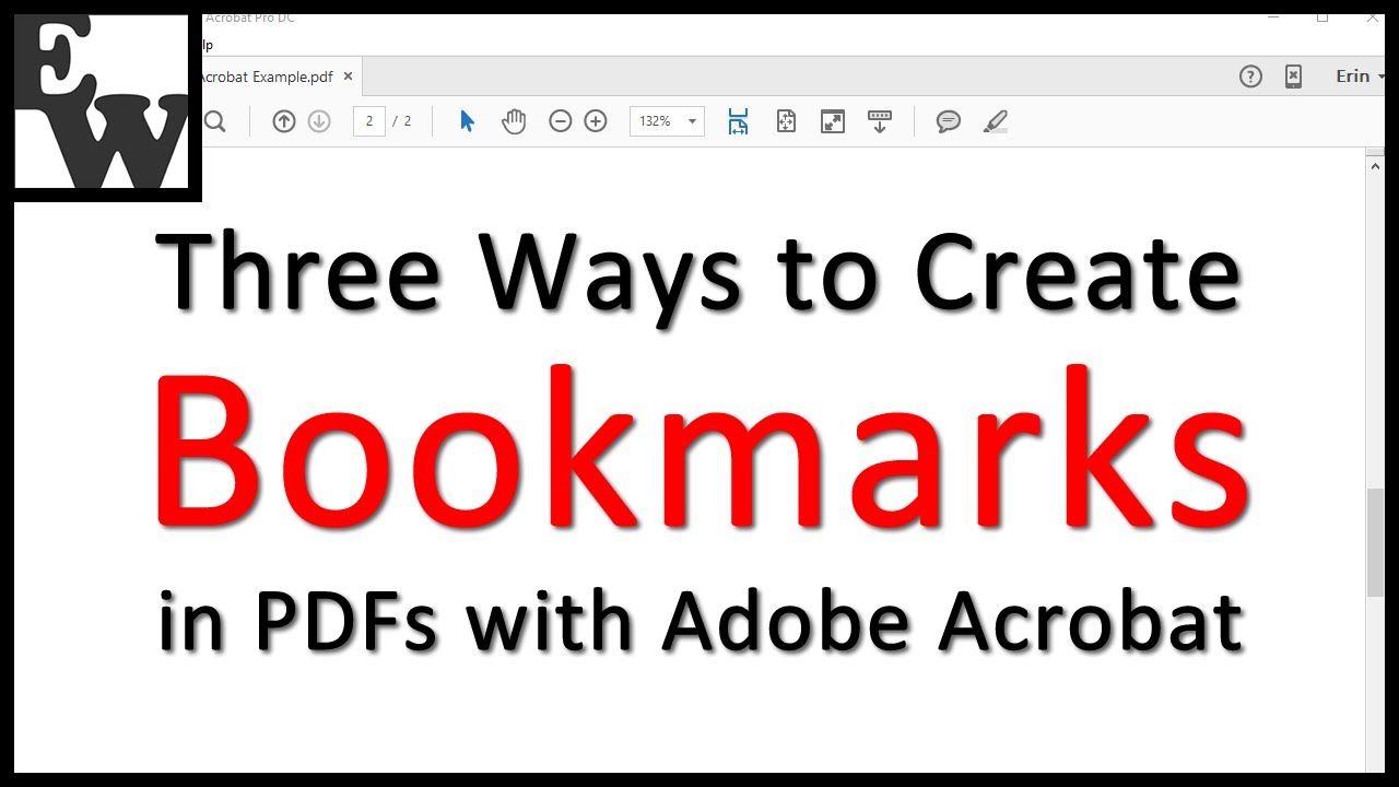 Tres formas de crear marcadores en archivos PDF con Adobe Acrobat