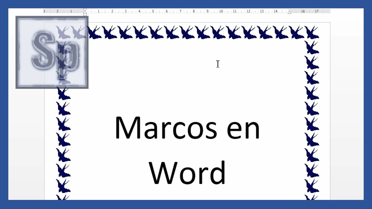 Word - Marcos de página. Bordes de página en Word. Tutorial en español HD