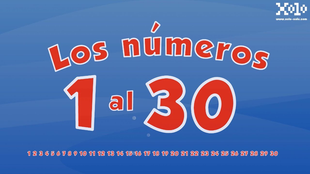 1 bis 30 lernen auf Spanisch zu zählen - Videos Lernen