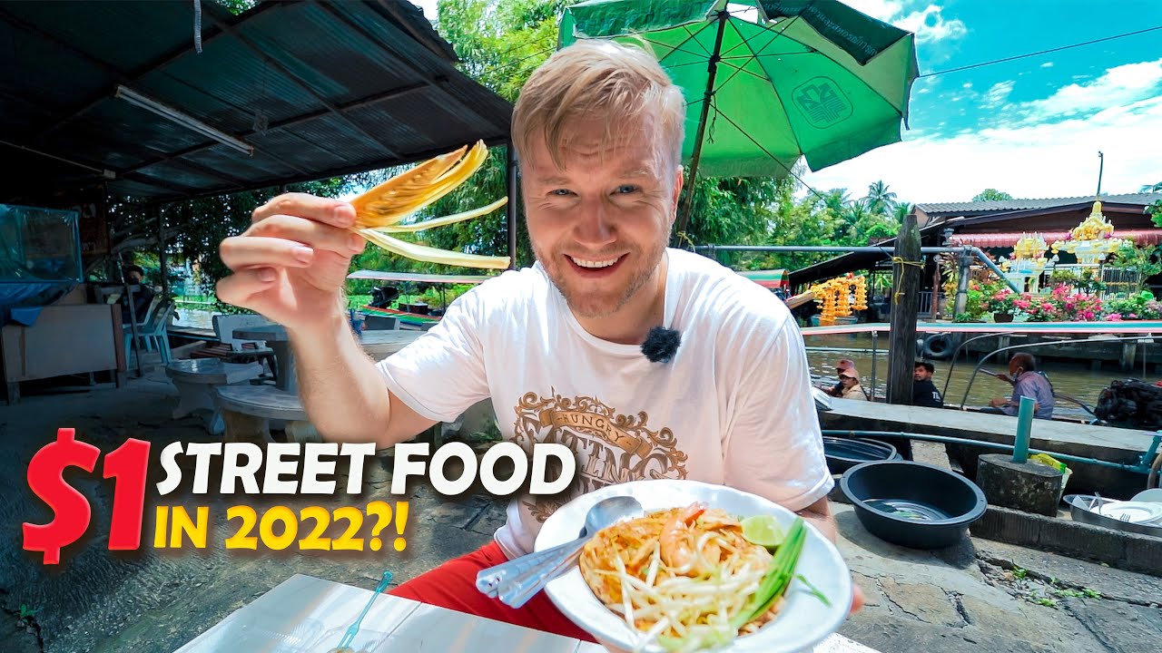 €1 Street Food in 2022?! / This is Thailand We All Love / Bangkok Thai Food Tour