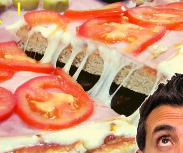 Como hacer PIZZA con harina integral | MASA de pizza INTEGRAL casera - Pizza SALUDABLE