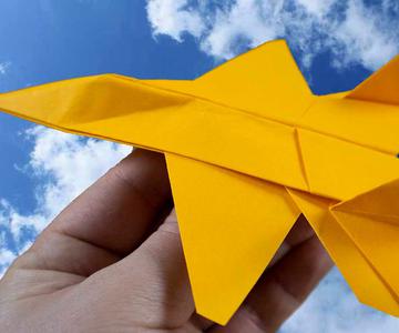 Como Hacer un Aviones de Papel | Avion de papel (F-14)