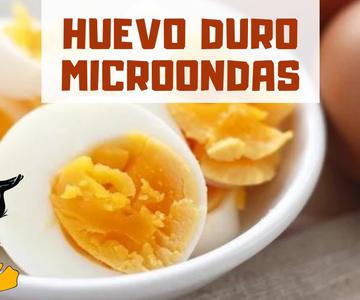 Huevo Duro al Microondas 🥚 ¡RECETA CON HUEVO!