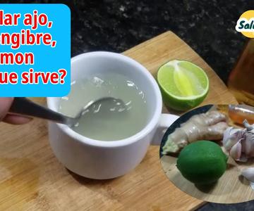 Mezcla ajo con jengibre ׀׀ Para que es bueno el jengibre, limón y ajo