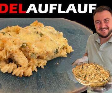 NUDELAUFLAUF - Ab jetzt werdet Ihr nur noch Nudeln aus dem Ofen essen! Nudelgericht mit Béchamel!