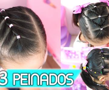 PEINADOS PARA LA ESCUELA | Peinados para Niñas | May Lopez