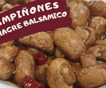 Receta de CHAMPIÑONES EN VINAGRE BALSAMICO rostizados y con chile de árbol, deliciosos! video #147
